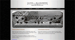 Desktop Screenshot of lloydblacksmiths.com