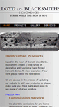 Mobile Screenshot of lloydblacksmiths.com