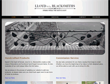 Tablet Screenshot of lloydblacksmiths.com